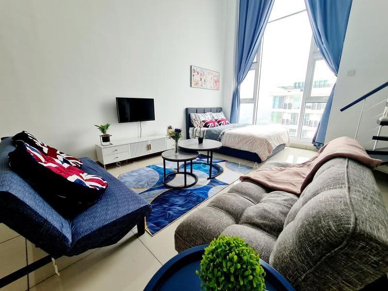 Service Residence for Sale at The Scott Garden SOHO - Sean Chia - Living Room - PropertyGuru.com.my