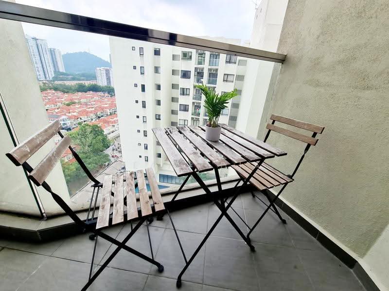 Service Residence for Sale at VIM 3 @ Desa Park North - Sean Chia - Balcony - PropertyGuru.com.my