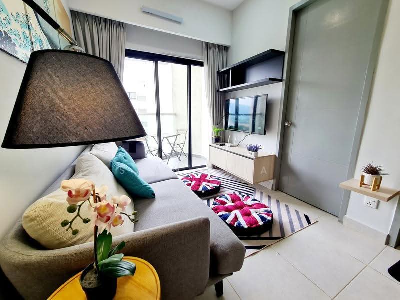 Service Residence for Sale at VIM 3 @ Desa Park North - Sean Chia - Living Room - PropertyGuru.com.my