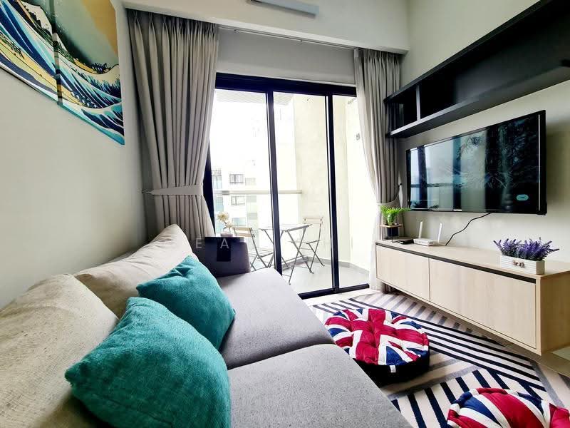 Service Residence for Sale at VIM 3 @ Desa Park North - Sean Chia - Living Room - PropertyGuru.com.my