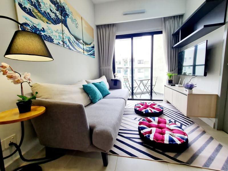 Service Residence for Sale at VIM 3 @ Desa Park North - Sean Chia - Living Room - PropertyGuru.com.my