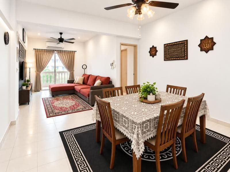 Pangsapuri untuk Disewa di Pangsapuri Sri Cempaka - Fiqri Hazim Rozmi - Living Room - PropertyGuru.com.my