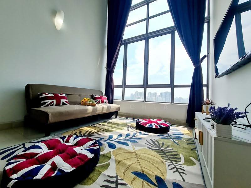 Kediaman Servis untuk Dijual di Vega Residensi 1 - Sean Chia - Living Room - PropertyGuru.com.my
