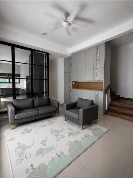 Rumah Berkembar untuk Dijual di Eco Ardence (Setia Alam) - Ryan Tan - Living Room - PropertyGuru.com.my