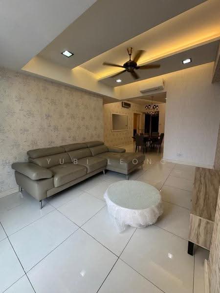 Kondominium untuk Disewa di Tiffani Kiara - Yubi Leong - Living Room - PropertyGuru.com.my