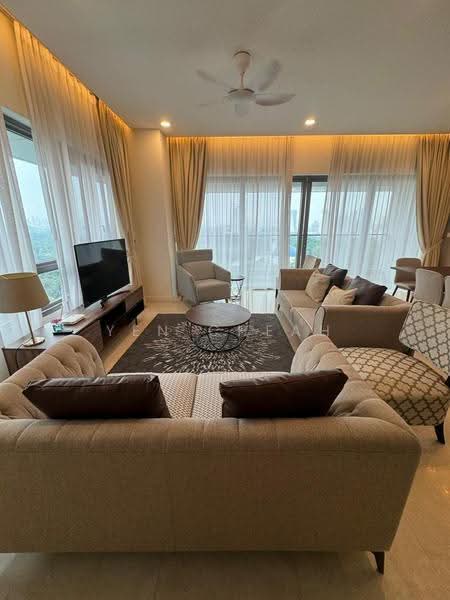 Kediaman Servis untuk Disewa di The Sentral Residences - Yen Cheah - Living Room - PropertyGuru.com.my