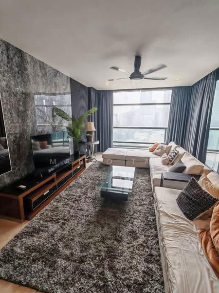 Kondominium untuk Disewa di Condominium @ The Troika - Marco Tan - Living Room - PropertyGuru.com.my