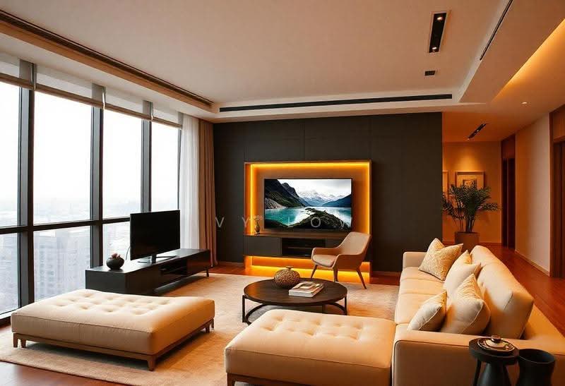 Kediaman Servis untuk Disewa di PJ Midtown - Ivy Low - Living Room - PropertyGuru.com.my