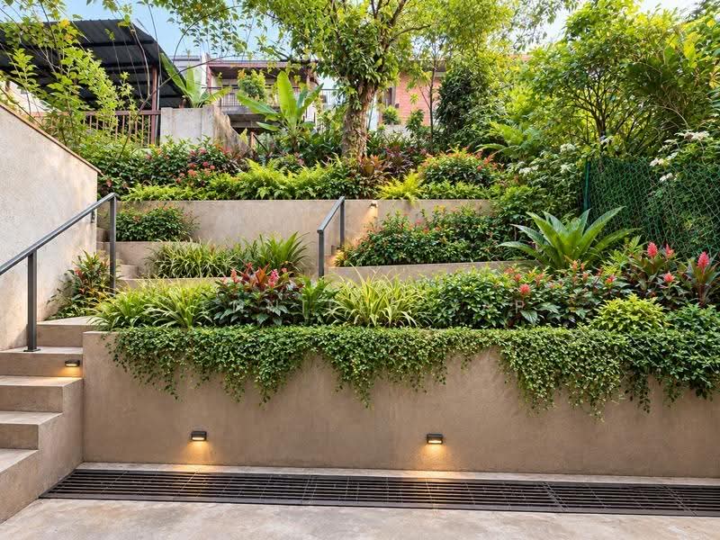 2-storey Terraced House for Sale in Taman Desa (Kuala Lumpur) - Jennifer Yap - Artist impression of Terrace Garden - PropertyGuru.com.my