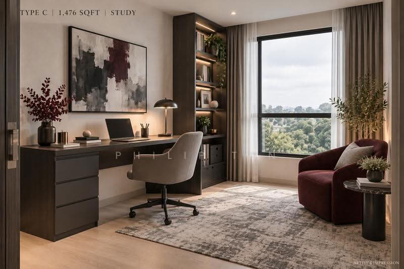 Kediaman Servis untuk Dijual di The Fiddlewoodz @ KL Metropolis - Philip Tan - Study - PropertyGuru.com.my