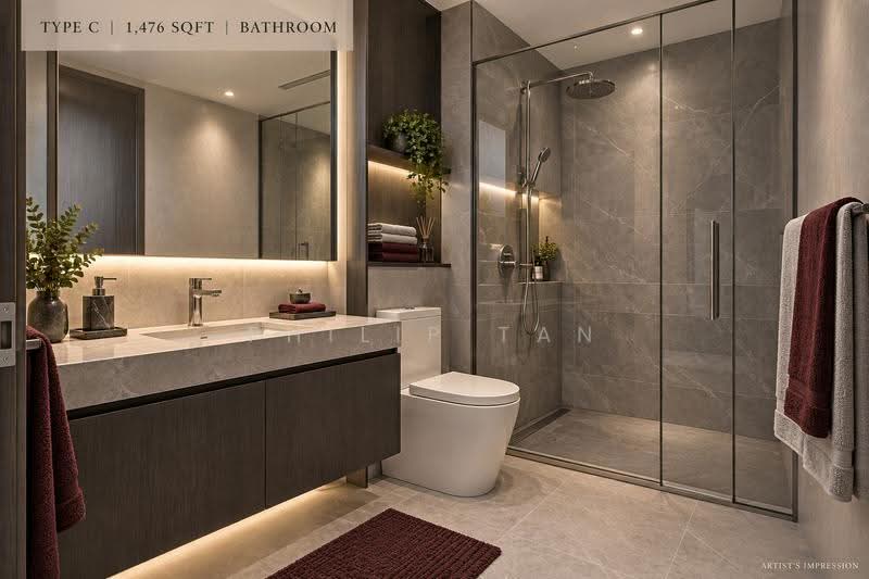 Kediaman Servis untuk Dijual di The Fiddlewoodz @ KL Metropolis - Philip Tan - Bathroom - PropertyGuru.com.my
