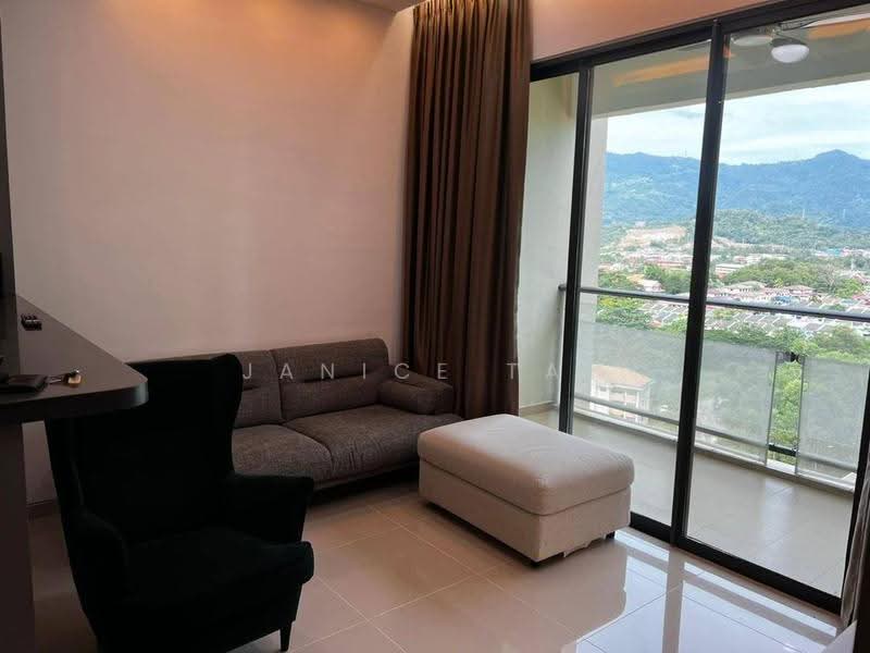 Service Residence for Sale at Elemen Utara KK - Janice Tay - Living Room - PropertyGuru.com.my