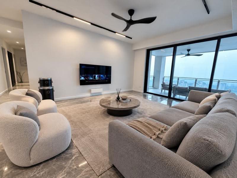 Service Residence for Rent at Park Regent @Desa Park City - JY Yap - Living Room - PropertyGuru.com.my