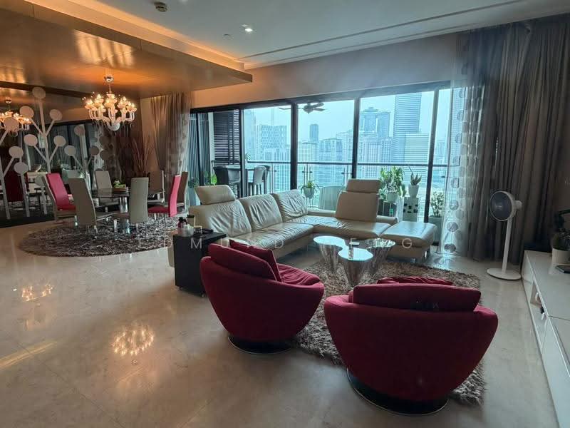 Kondominium untuk Disewa di The Binjai on the Park - Edmund Heng - Living Room - PropertyGuru.com.my