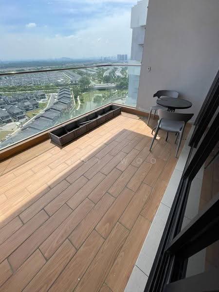 Kondominium untuk Disewa di Condo @ Eden by The Parque Residences - Abby Woo - Balcony - PropertyGuru.com.my