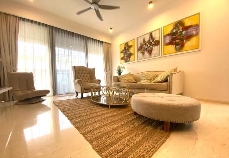 Kondominium untuk Disewa di Shorefront Residences - Rick Goh - Living Room - PropertyGuru.com.my