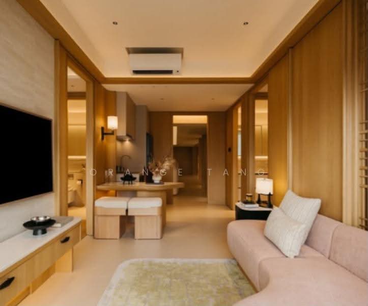 Service Residence for Sale at Wolo Mont Kiara KL - Orange Tang - Living Room - PropertyGuru.com.my