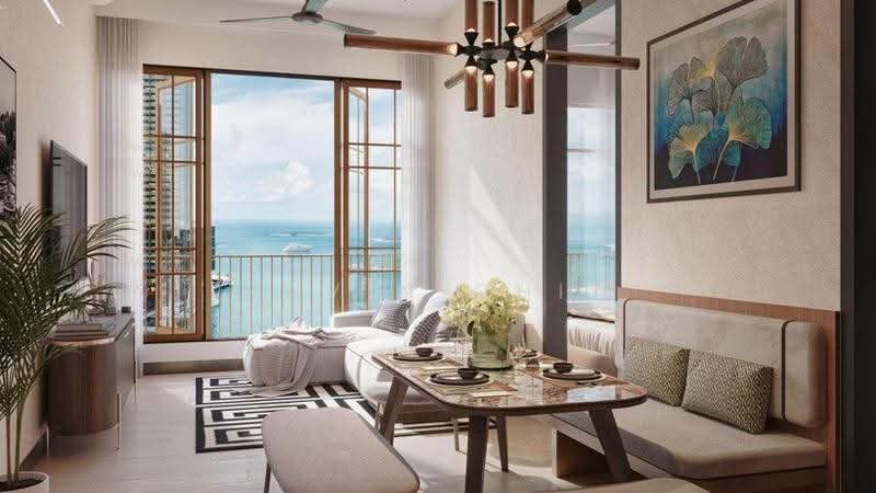 Service Residence for Sale at Q Suites @ Jesselton Quay - Gavin Chia - Living Room - PropertyGuru.com.my