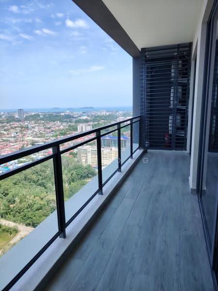 Condominium for Sale at Jesselton Twin Towers - RON Ong - Balcony - PropertyGuru.com.my