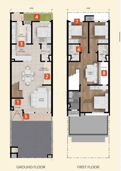 Rumah Teres untuk Disewa di Elmina (Shah Alam) - CY Yong - Kitchen - PropertyGuru.com.my