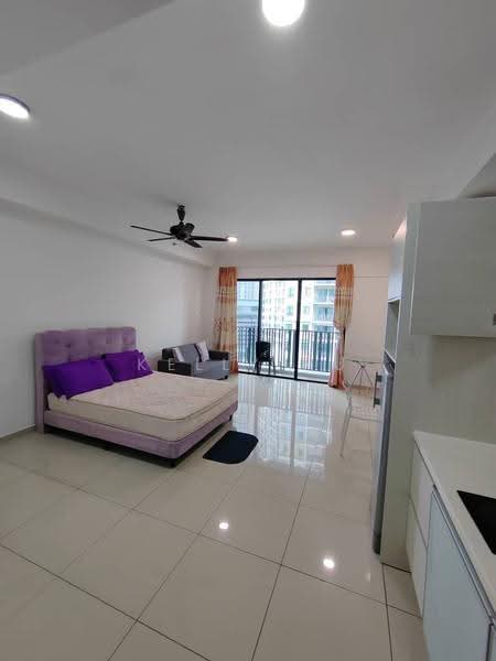 Kediaman Servis untuk Disewa di i-SOHO @ i-City - Kelly Hu - Living Room - PropertyGuru.com.my