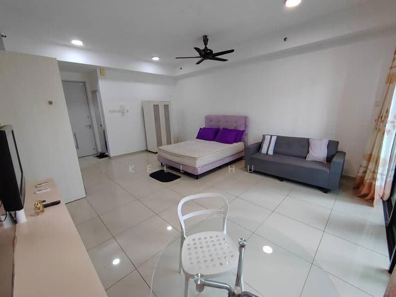 Kediaman Servis untuk Disewa di i-SOHO @ i-City - Kelly Hu - Living Room - PropertyGuru.com.my