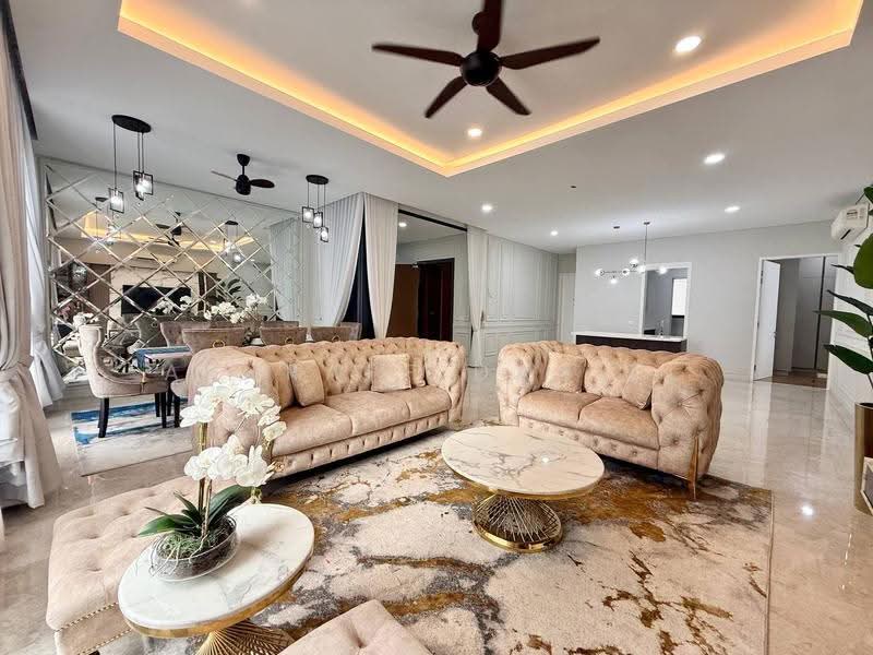 Condominium for Sale at WANGSA 9 RESIDENCY - Ashraff Daniel - Living Room - PropertyGuru.com.my