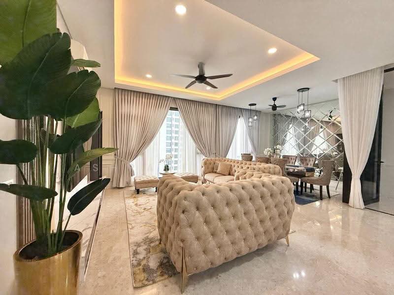 Condominium for Sale at WANGSA 9 RESIDENCY - Ashraff Daniel - Living Room - PropertyGuru.com.my