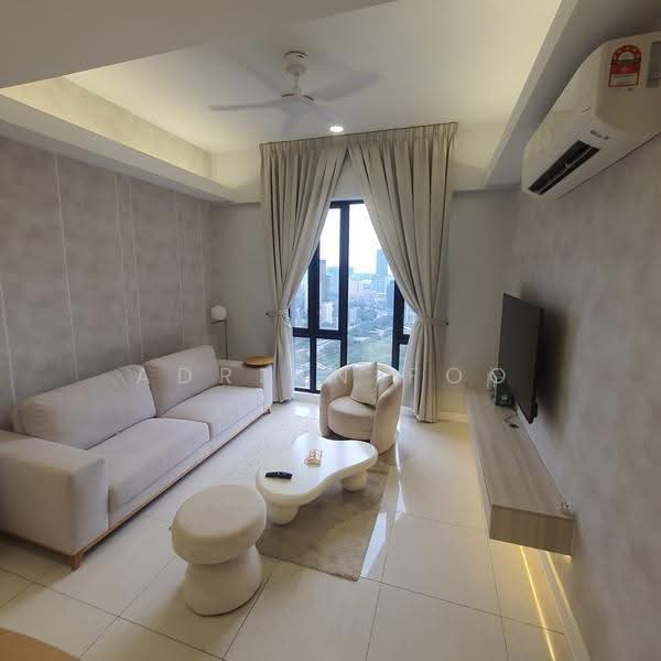 Kondominium untuk Disewa di The Sentral Suites - Adrian Foo - Living Room - PropertyGuru.com.my
