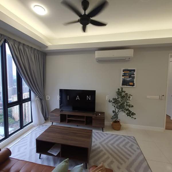 Kondominium untuk Disewa di The Sentral Suites - Adrian Foo - Living Room - PropertyGuru.com.my