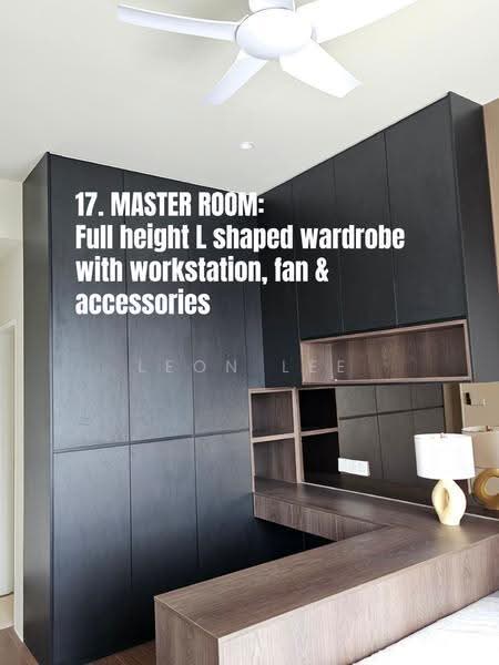 Kondominium untuk Disewa di Bangsar Hill Park - Leon Lee - Master Bedroom - PropertyGuru.com.my