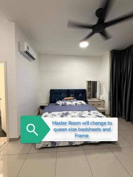 Terraced House for Rent in Kota Masai (Pasir Gudang) - Hong Charng Lee - Master Bedroom - PropertyGuru.com.my