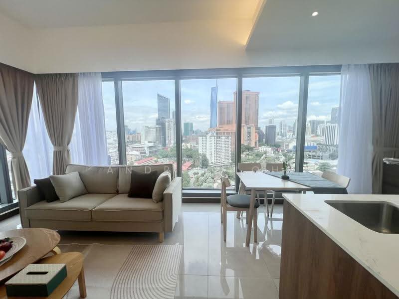 Kediaman Servis untuk Disewa di Core Residence @ TRX - Andrew Loh - Living Room - PropertyGuru.com.my