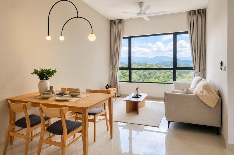 Kediaman Servis untuk Disewa di Quinn Residence - Joshua Yee - Living Room - PropertyGuru.com.my