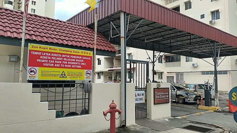 Rumah Flat untuk Dijual di Taman Seri Damai - Ai Nee Cha - Car Park - PropertyGuru.com.my