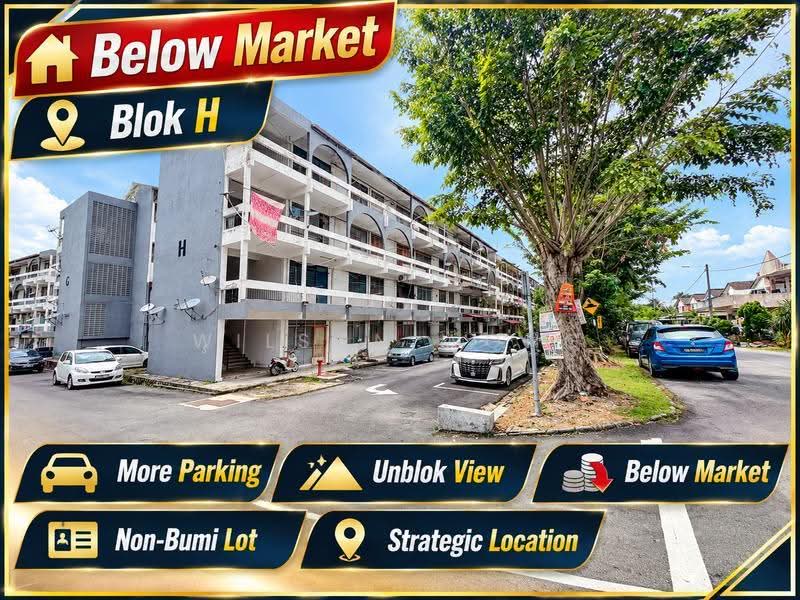 Rumah Flat untuk Dijual di Rasah Jaya Flat - Wilson Wong - Exterior - PropertyGuru.com.my