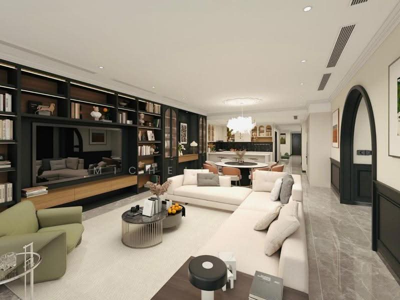 Service Residence for Sale at Four Seasons Place - Michelle Tan - Living Room - PropertyGuru.com.my