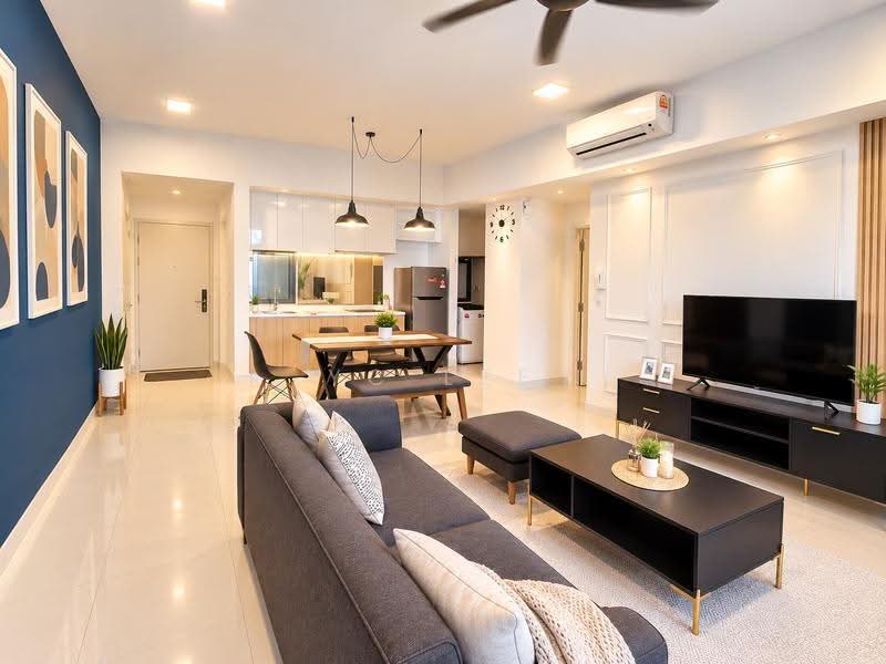 Kediaman Servis untuk Disewa di Radia Residences - YC Lee - Living Room - PropertyGuru.com.my