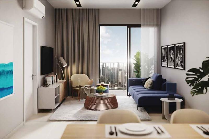 Kediaman Servis untuk Dijual di SWNK Houze @ BBCC - Mervyn Lee - Living Room - PropertyGuru.com.my