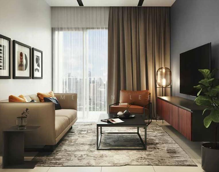 Kediaman Servis untuk Dijual di SWNK Houze @ BBCC - Mervyn Lee - Living Room - PropertyGuru.com.my