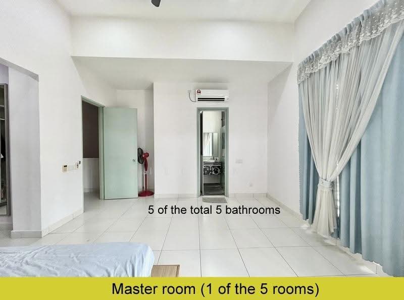 Rumah Kluster untuk Dijual di Setia Tropika (Johor Bahru) - Bill Ong - Master Bedroom - PropertyGuru.com.my
