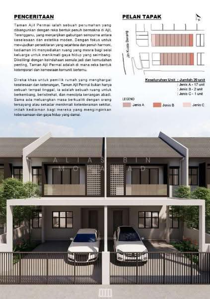 Rumah Teres 2-Tingkat untuk Dijual di Hulu Terengganu (Terengganu) - Alias Bin Mohamad - PropertyGuru.com.my