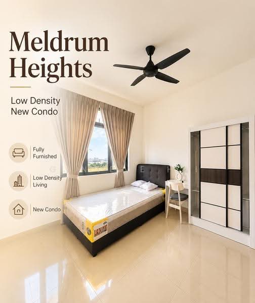 Service Residence for Rent at Meldrum Heights (Residensi Meldrum) - Genieve Hii - Bedroom - PropertyGuru.com.my