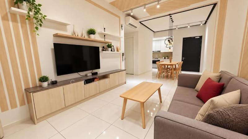 Service Residence for Sale at Eco Sky - Carrie Lee - Living Room - PropertyGuru.com.my