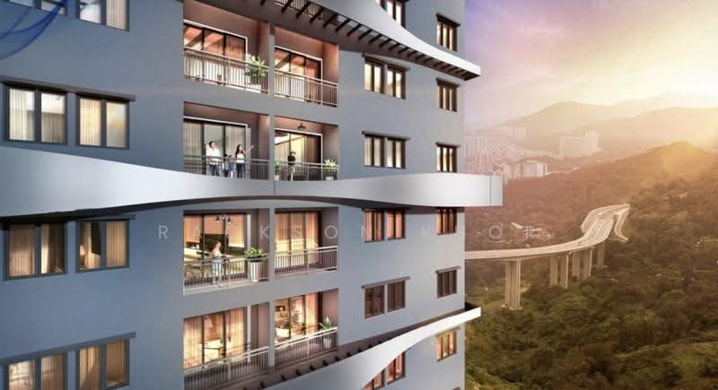 Flat for Sale at THE SKYLINE - Rackson Khor - Balcony - PropertyGuru.com.my