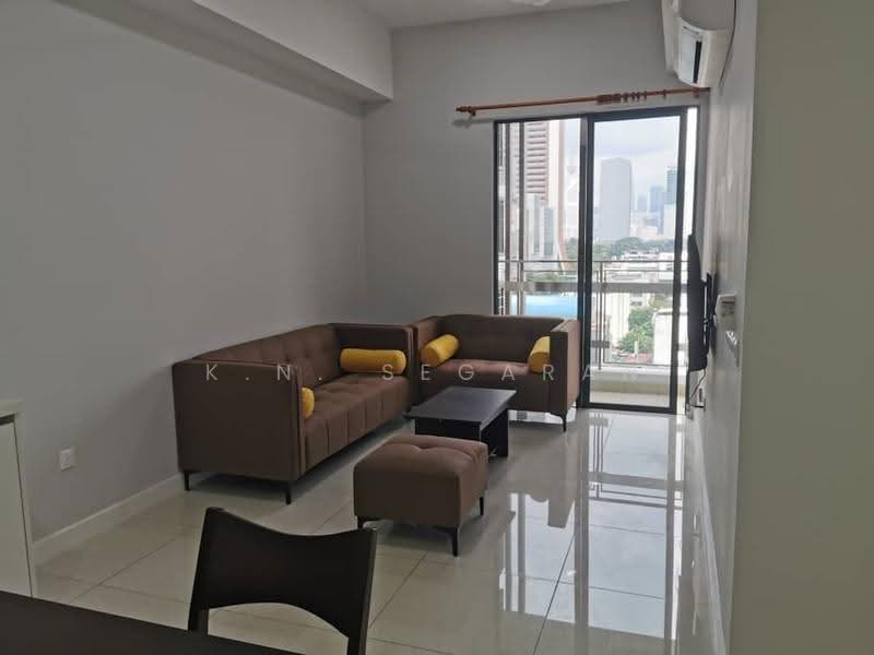 Kediaman Servis untuk Disewa di The Sentral Suites - K.N. Segaran - Living Room - PropertyGuru.com.my