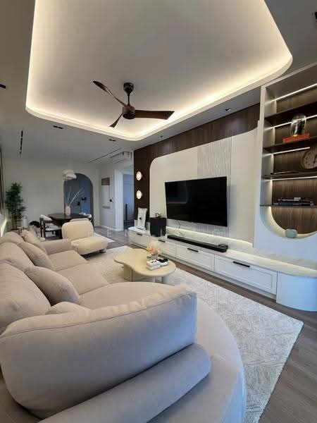 Kediaman Servis untuk Disewa di Duta Park Residences - Ben Ling - Living Room - PropertyGuru.com.my