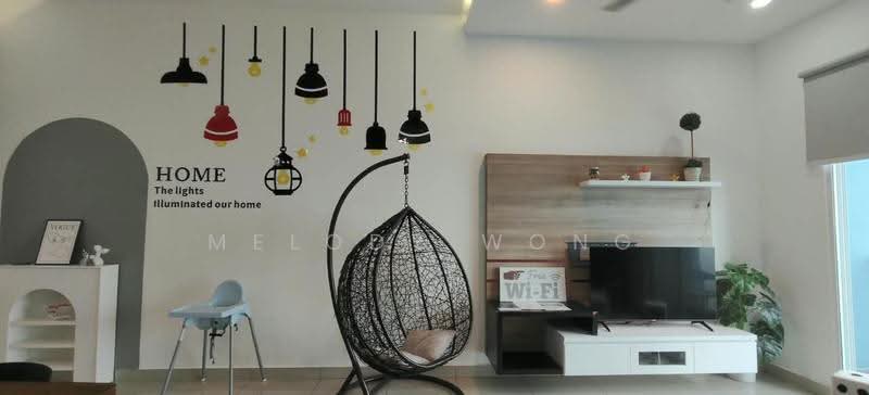 Service Residence for Rent at Twin Galaxy (Dwi Galaksi) - Melody Wong - Living Room - PropertyGuru.com.my