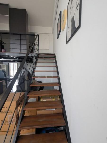 Stairway to Mezzanine Floor