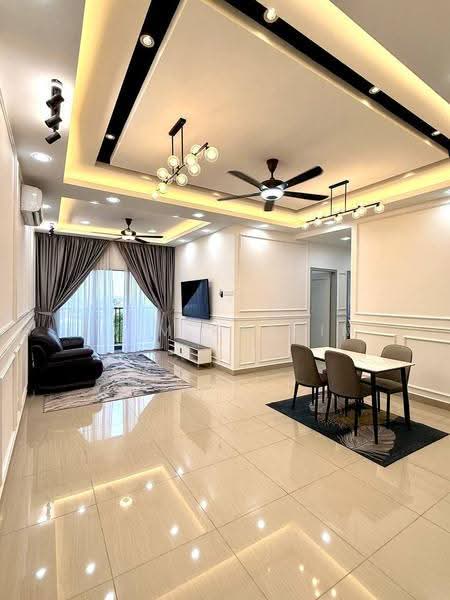 Kondominium untuk Disewa di SkyLake Residence - Naim Kassim - Living Room - PropertyGuru.com.my